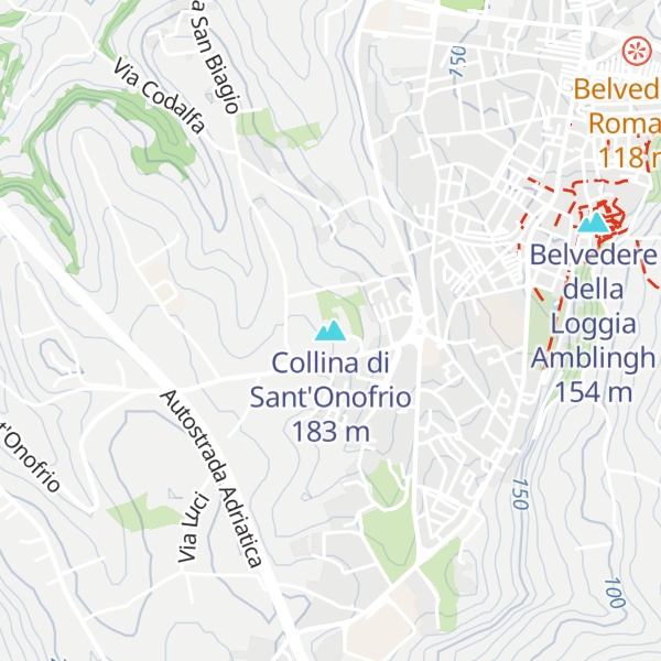 Map of Collina di Sant'Onofrio