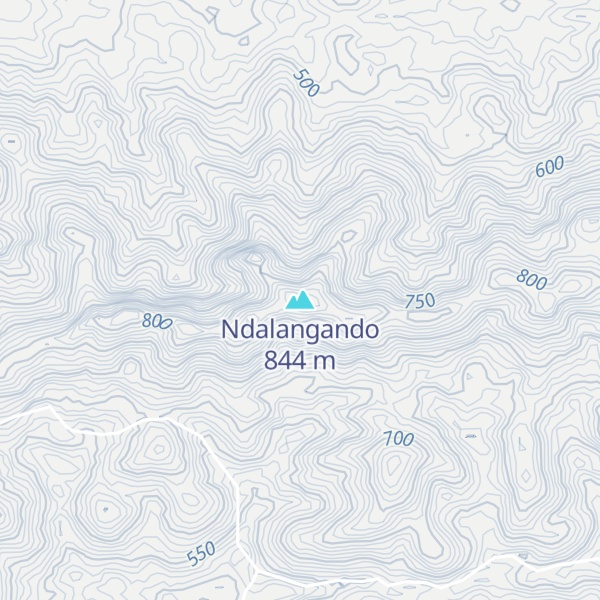 Map of Ndalangando