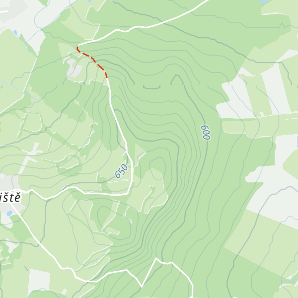 Map of Džbány N [Votice-Budenín]