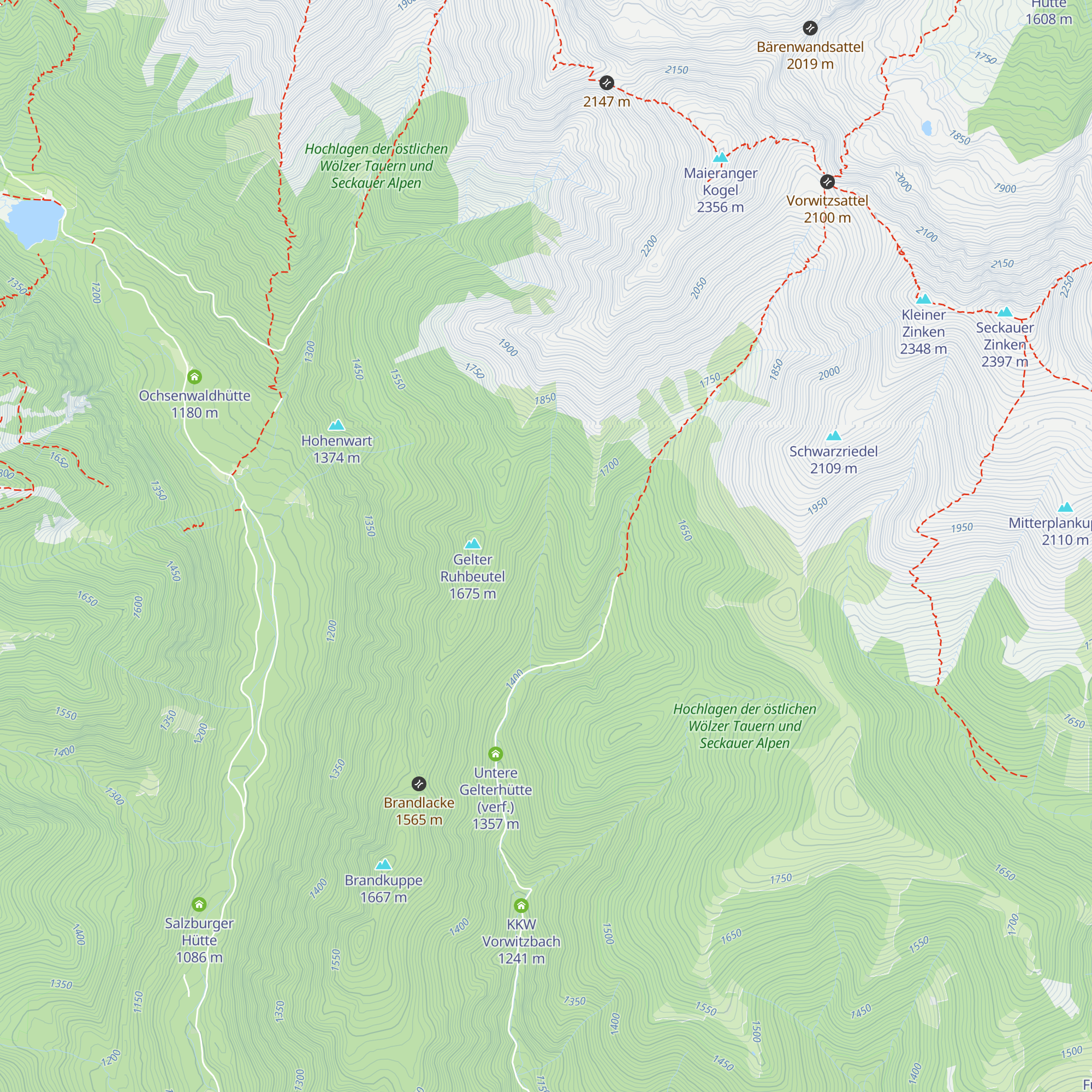 Obere Gelterhütte (verf.) map