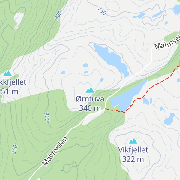 Map of Ørntuva