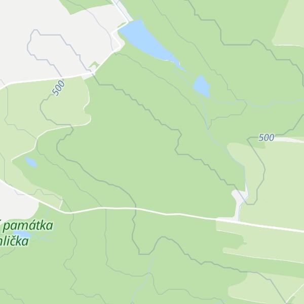 Map of (Nad Borovanskou cestou) [Borovany-Hluboká]