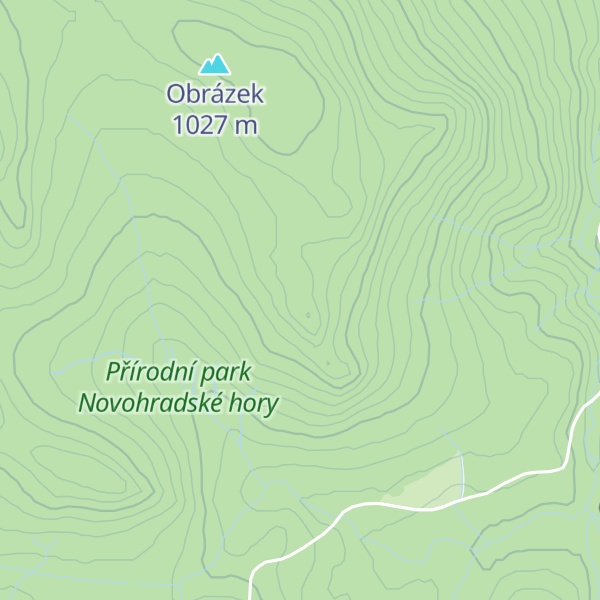 Map of Janský vrch