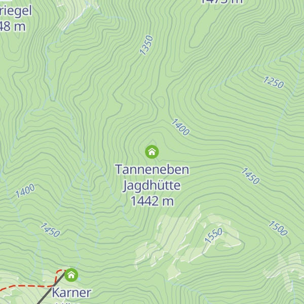 Map of Tanneneben Jagdhütte