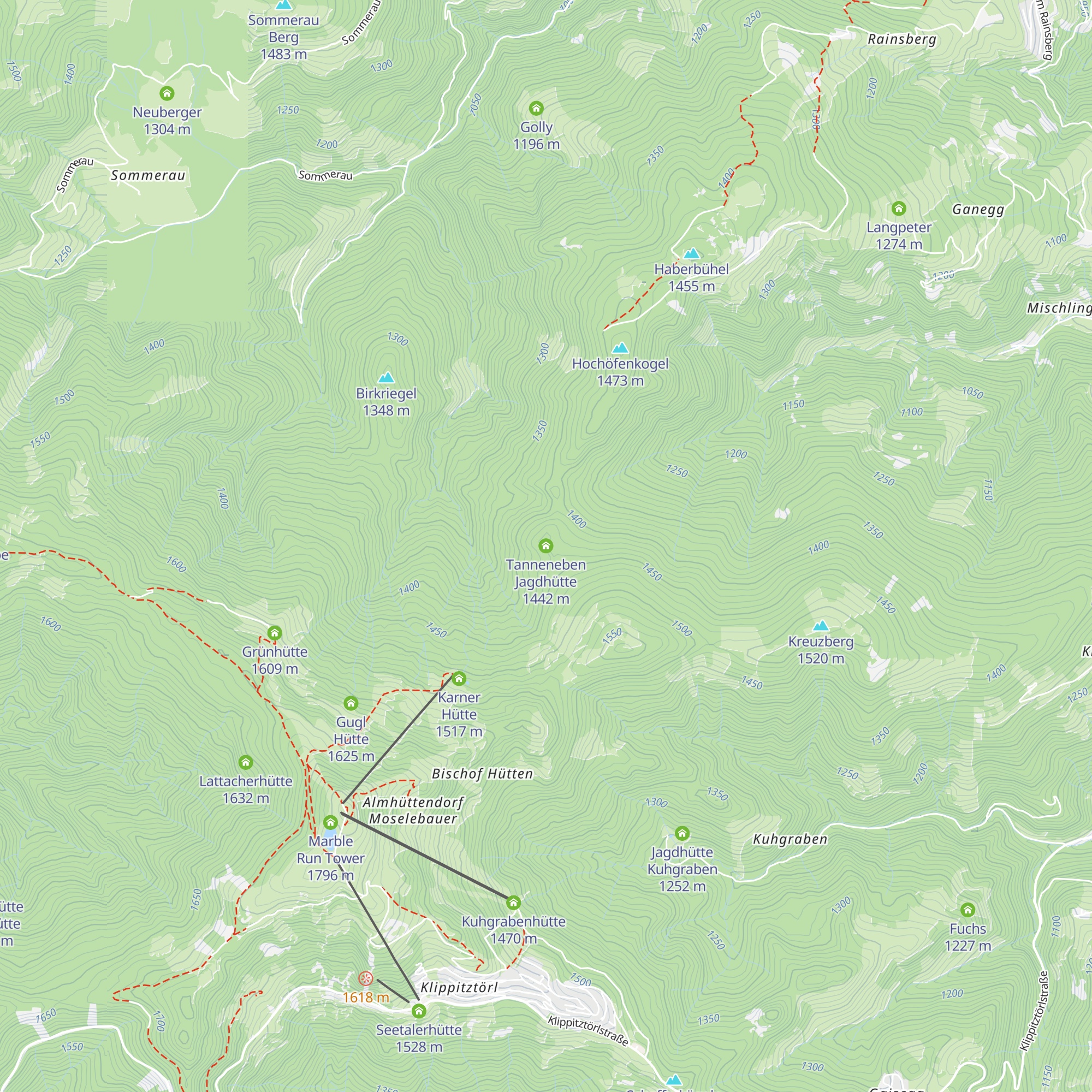 Tanneneben Jagdhütte map