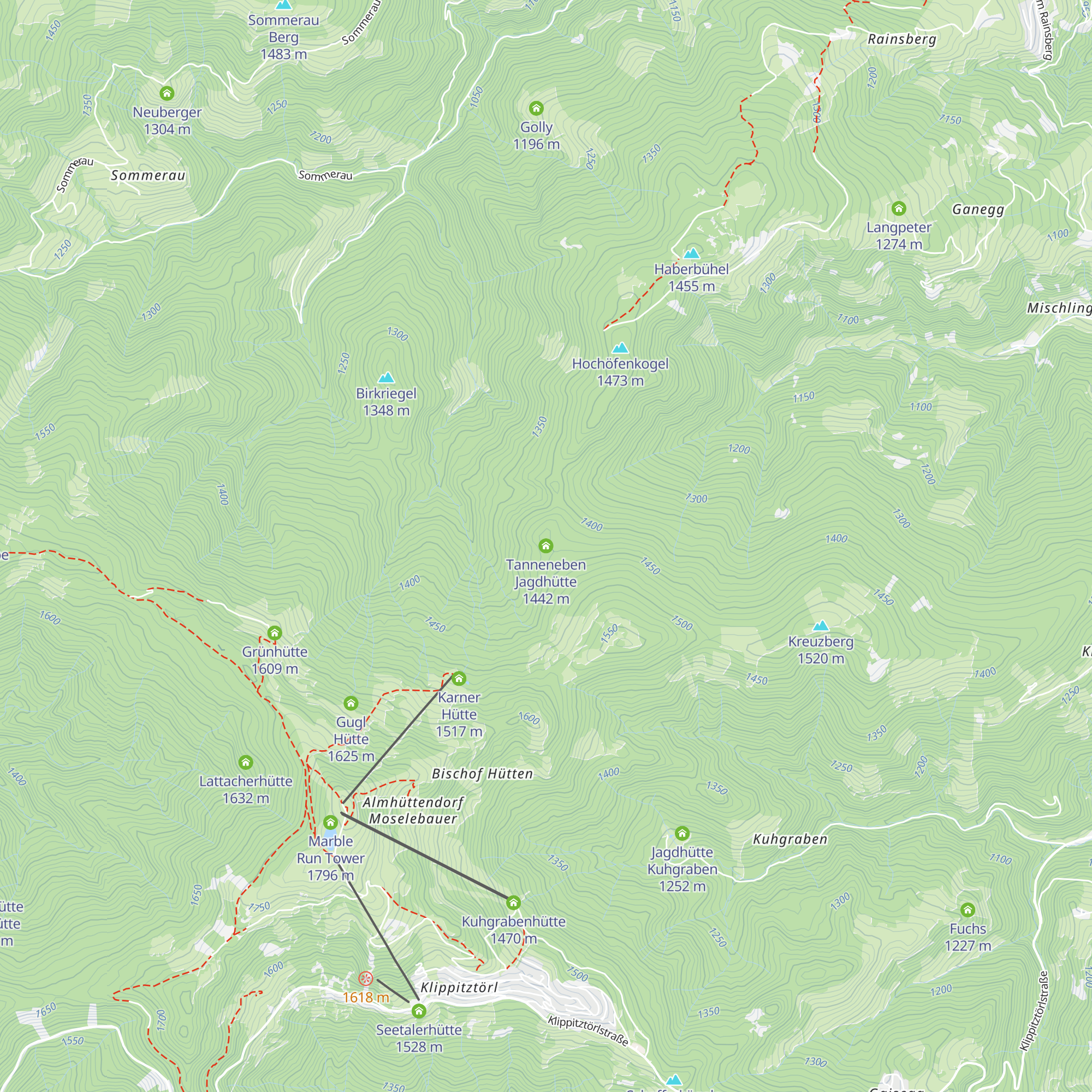 Tanneneben Jagdhütte map