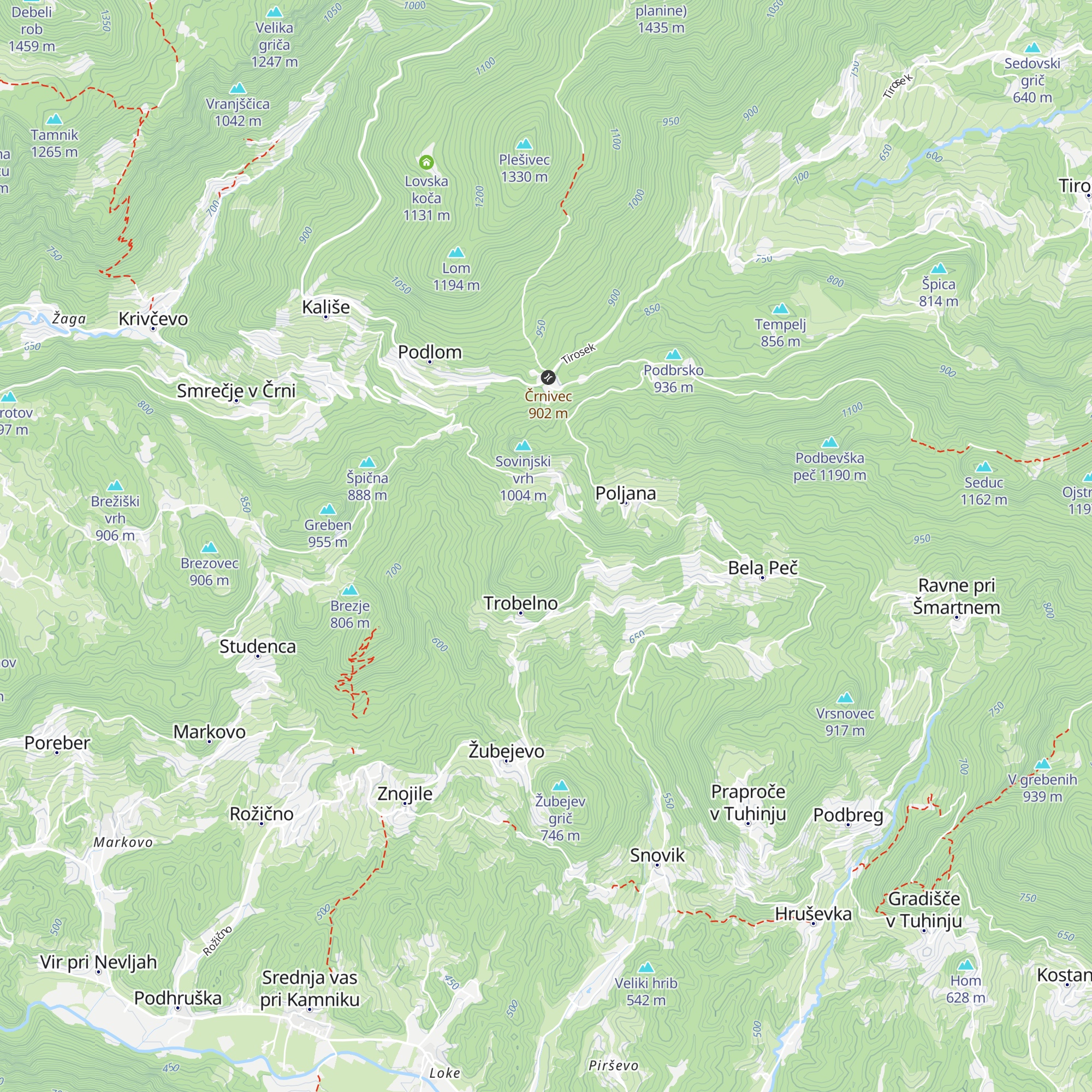 Lovska družina Sela pri Kamniku map
