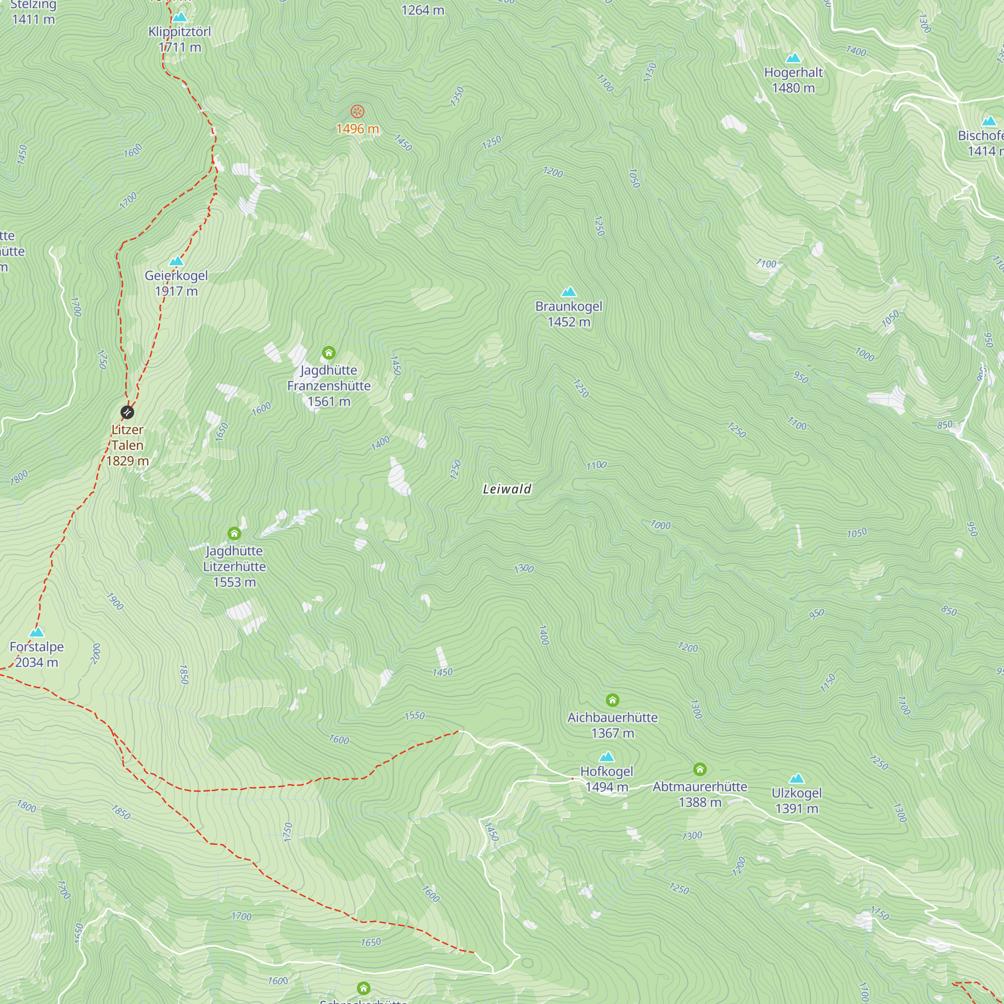 Pachatzbrenntlhütte map