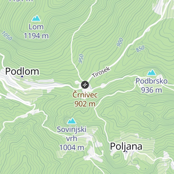 Map of Gostišče GTC 902 Črnivec