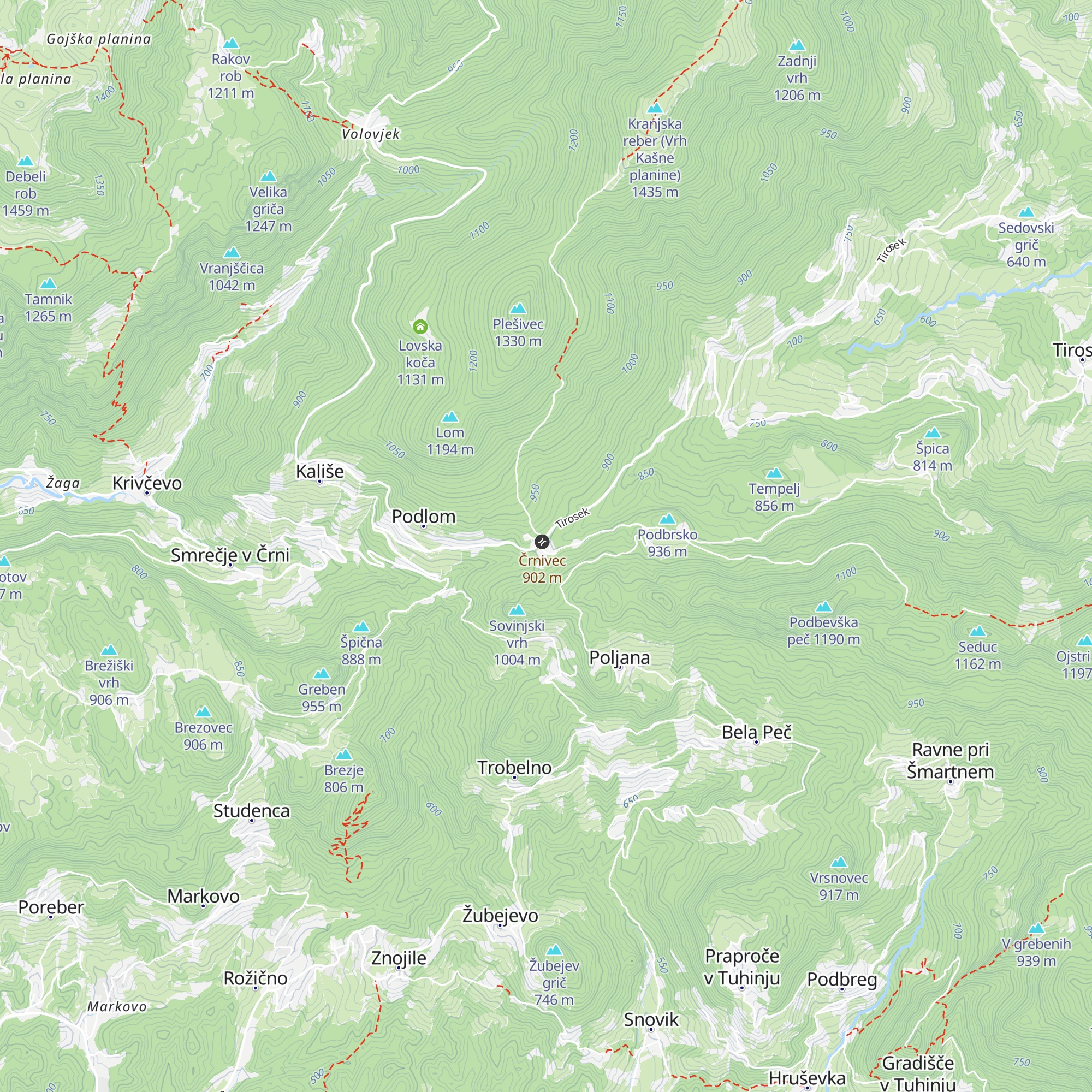 Gostišče GTC 902 Črnivec map