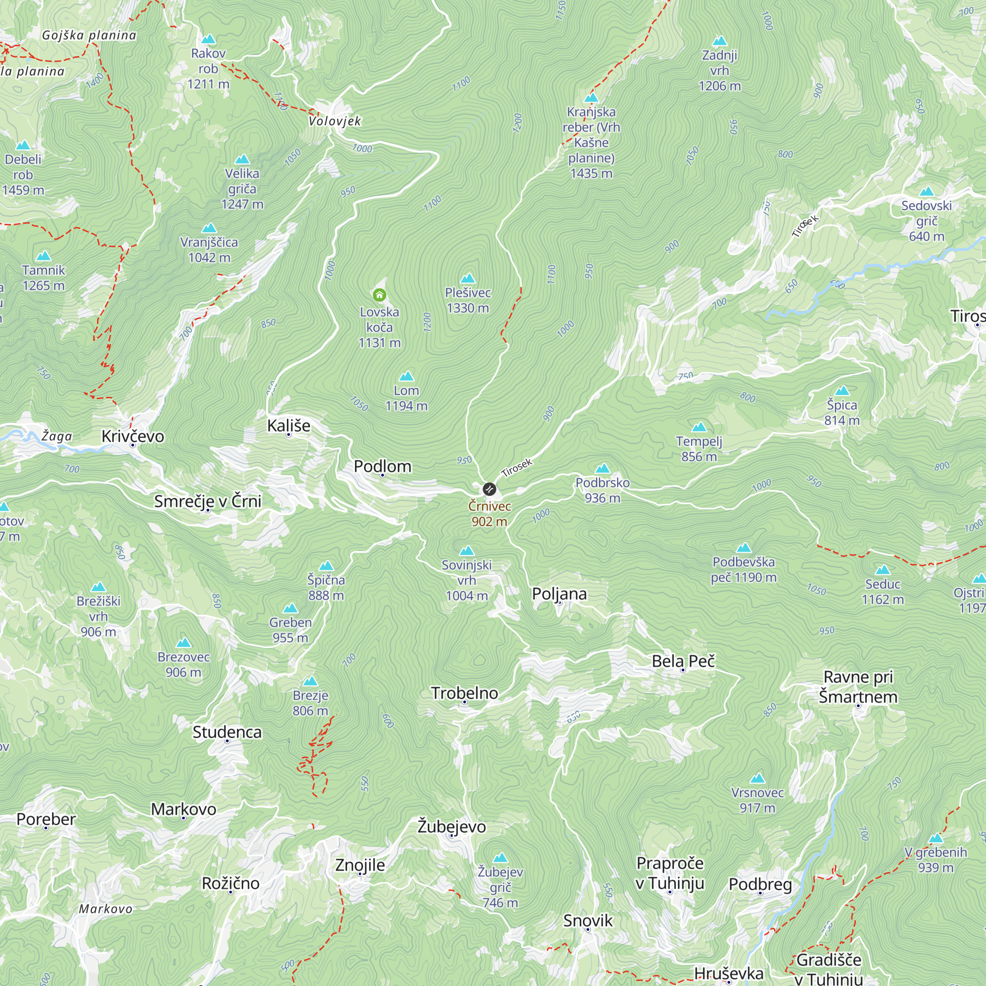 Gostišče GTC 902 Črnivec map