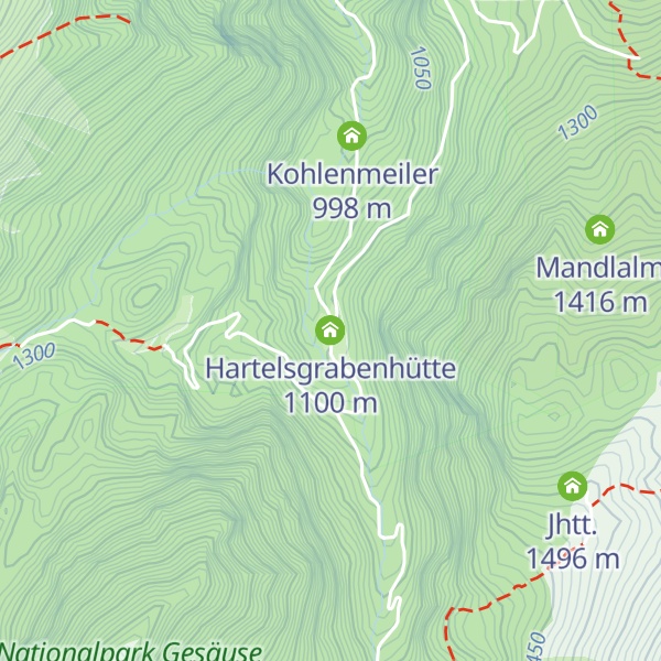 Map of Hartelsgrabenhütte
