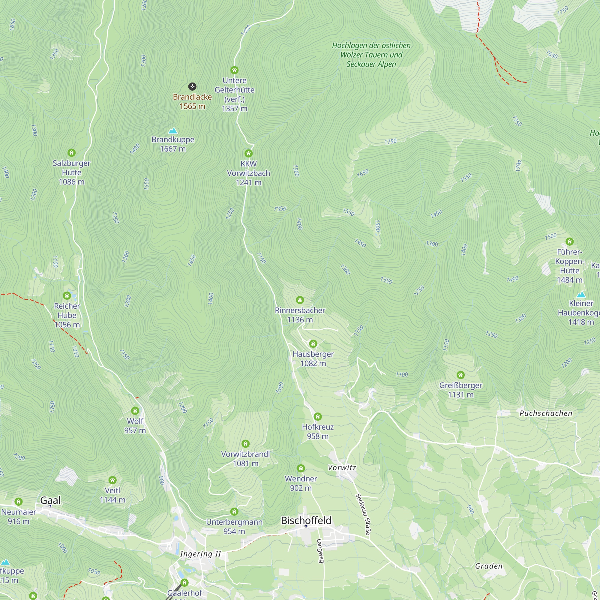Rinnersbacher map