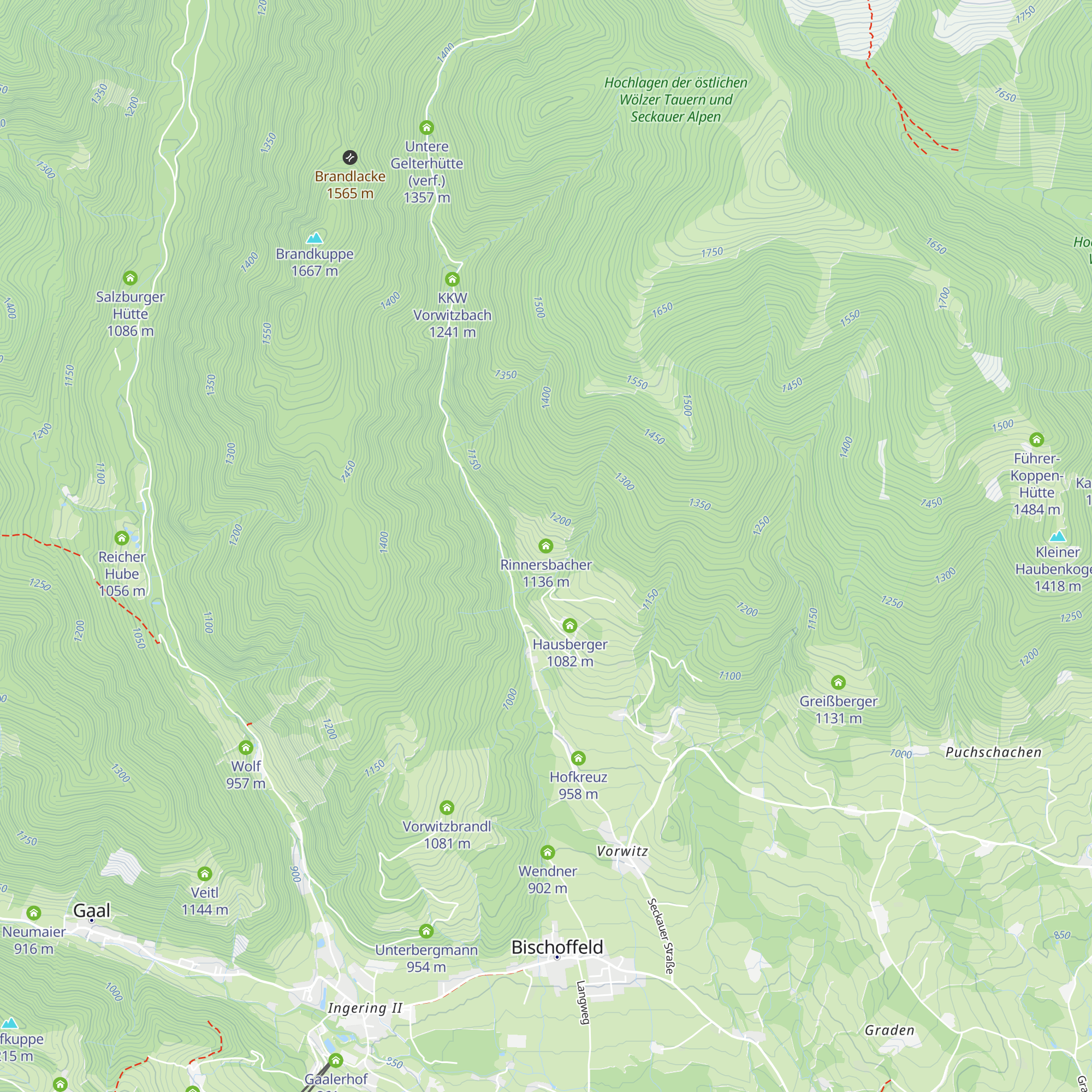 Rinnersbacher map