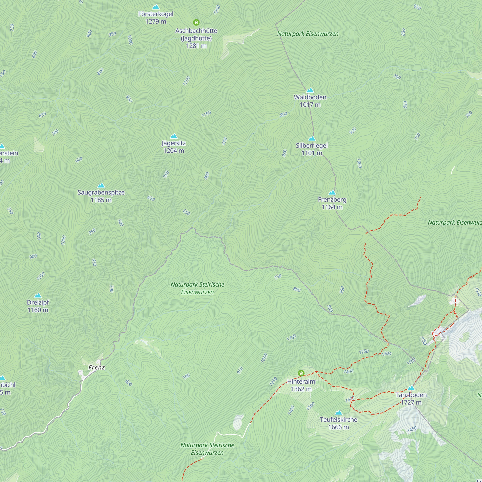 Jagdhaus Bärensteig map