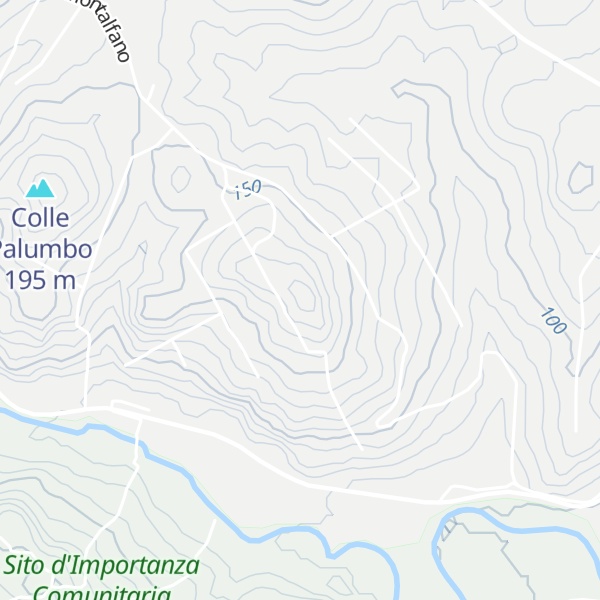 Map of Colle Palombo