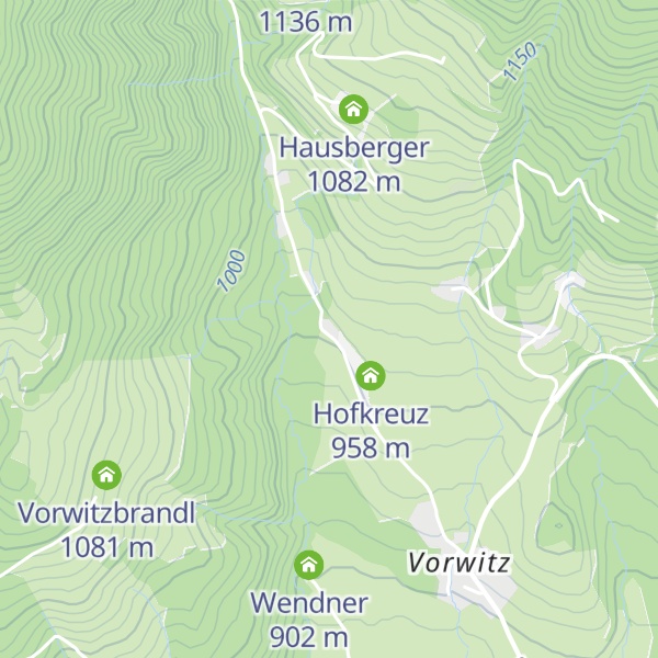 Map of Vorwitzhof