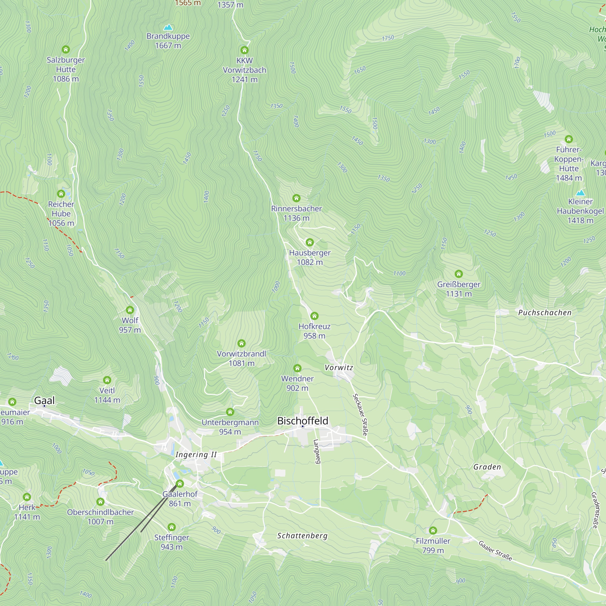 Vorwitzhof map