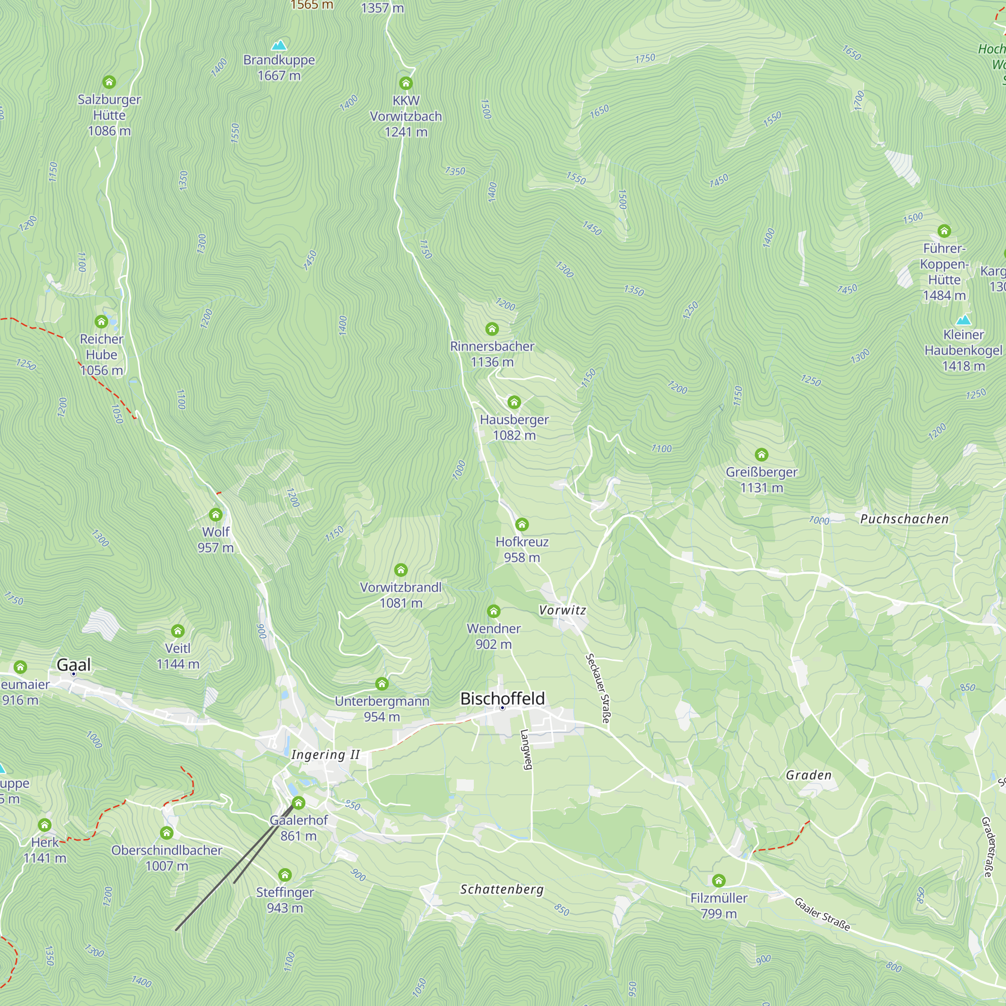 Vorwitzhof map