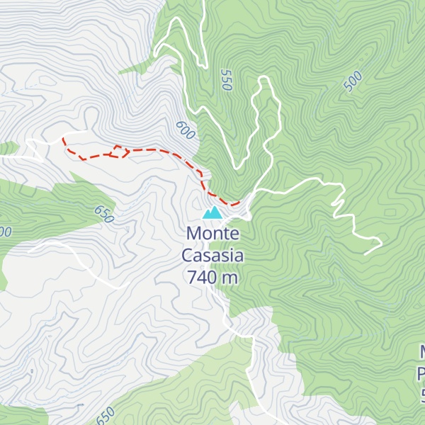 Map of Monte Casasia