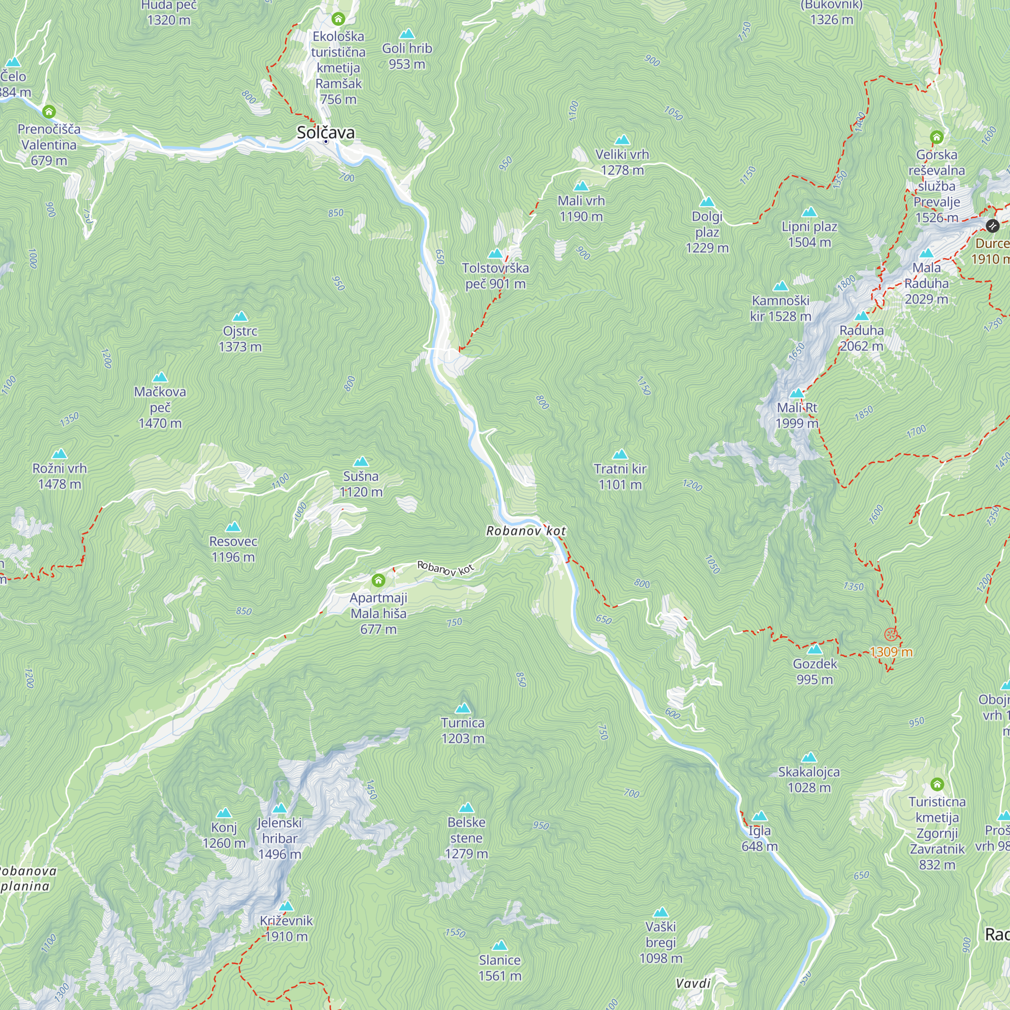 Pri Rogovilcu map