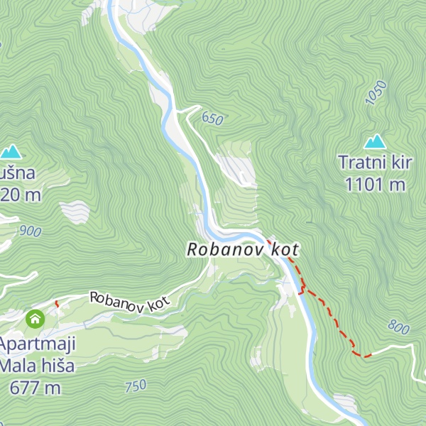 Map of Pri Rogovilcu