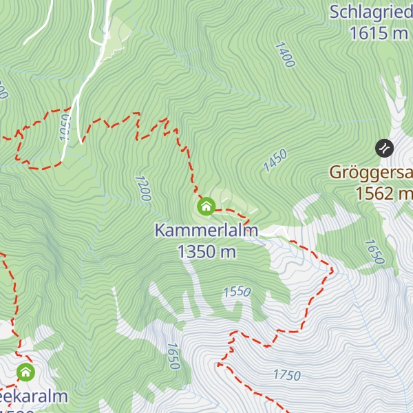 Map of Kammerlalm