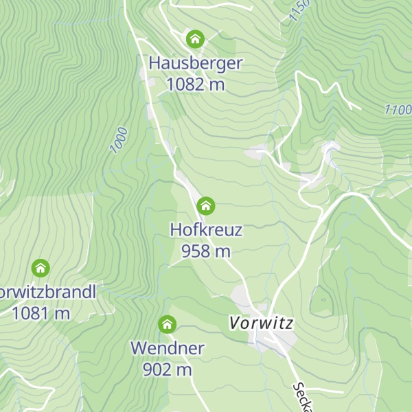 Map of Hofkreuz