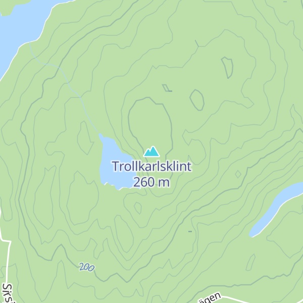 Map of Trollkarlsklint