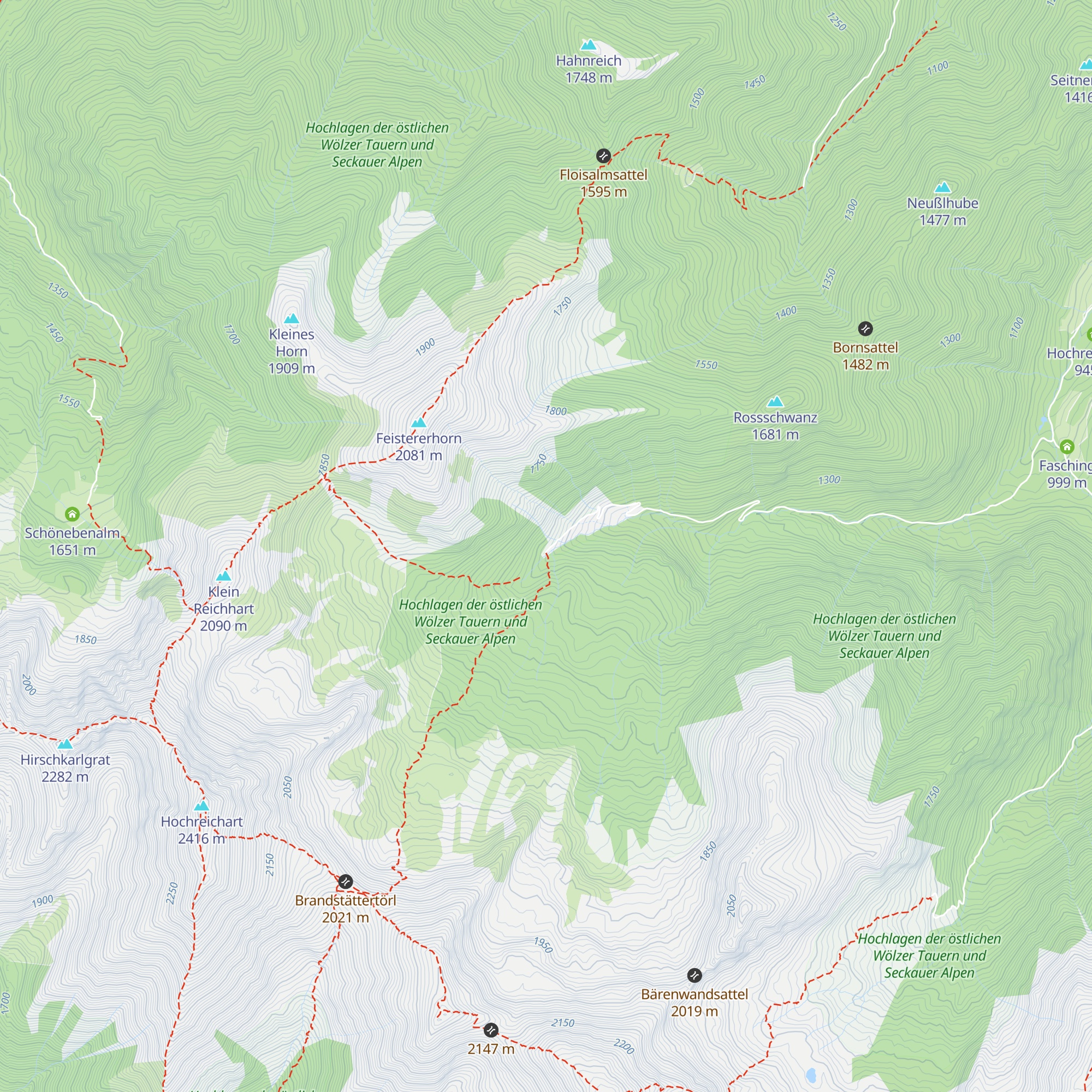 Hochreicharthütte map