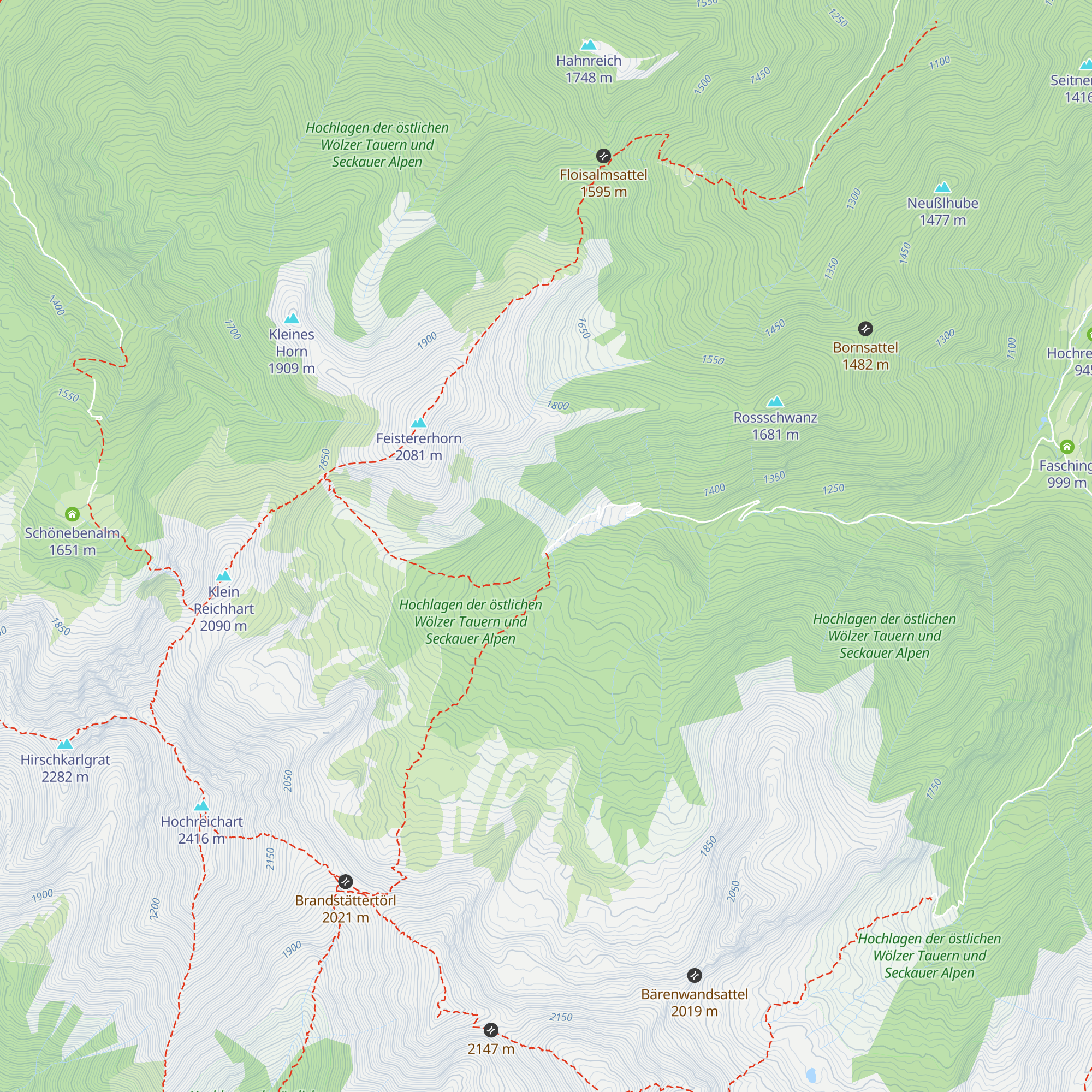 Hochreicharthütte map
