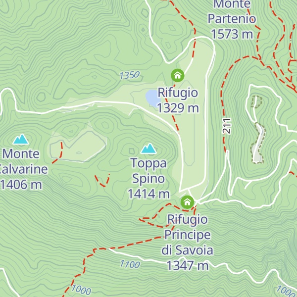 Map of Toppa Spino