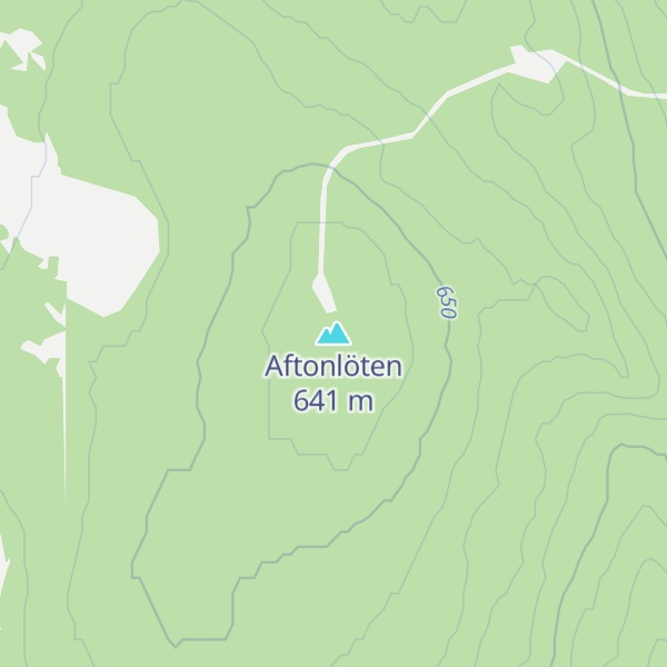 Map of Aftonlöten