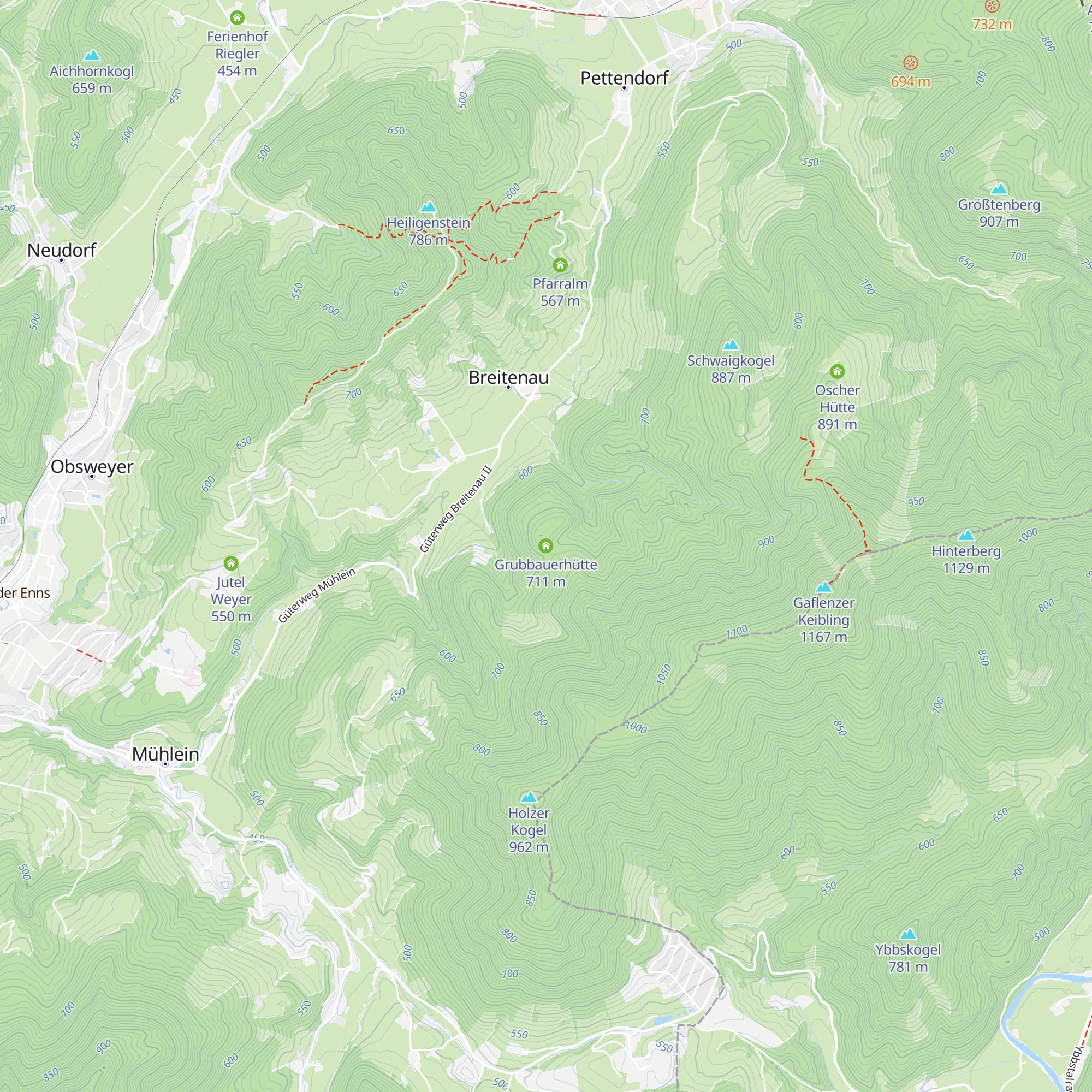 Grubbauerhütte map
