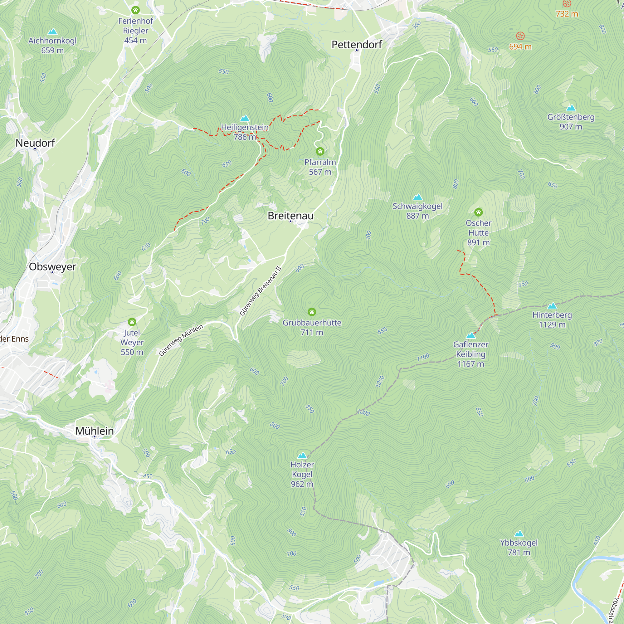 Grubbauerhütte map