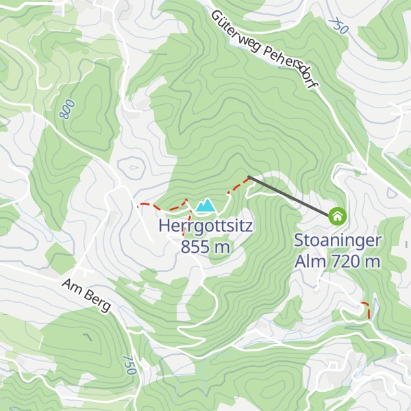 Map of Herrgottsitz