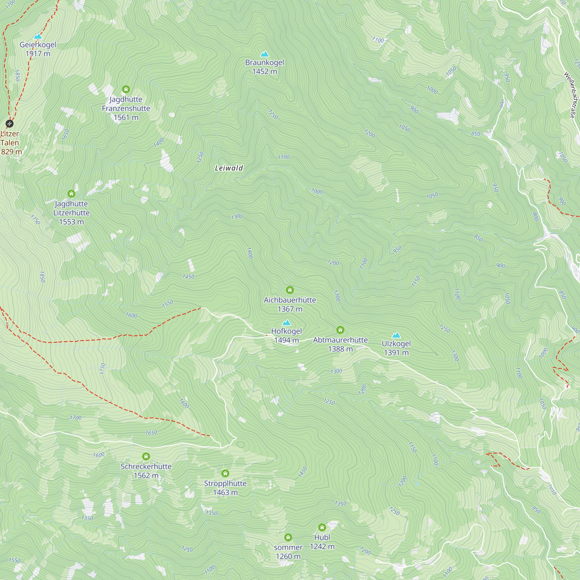 Aichbauerhütte map