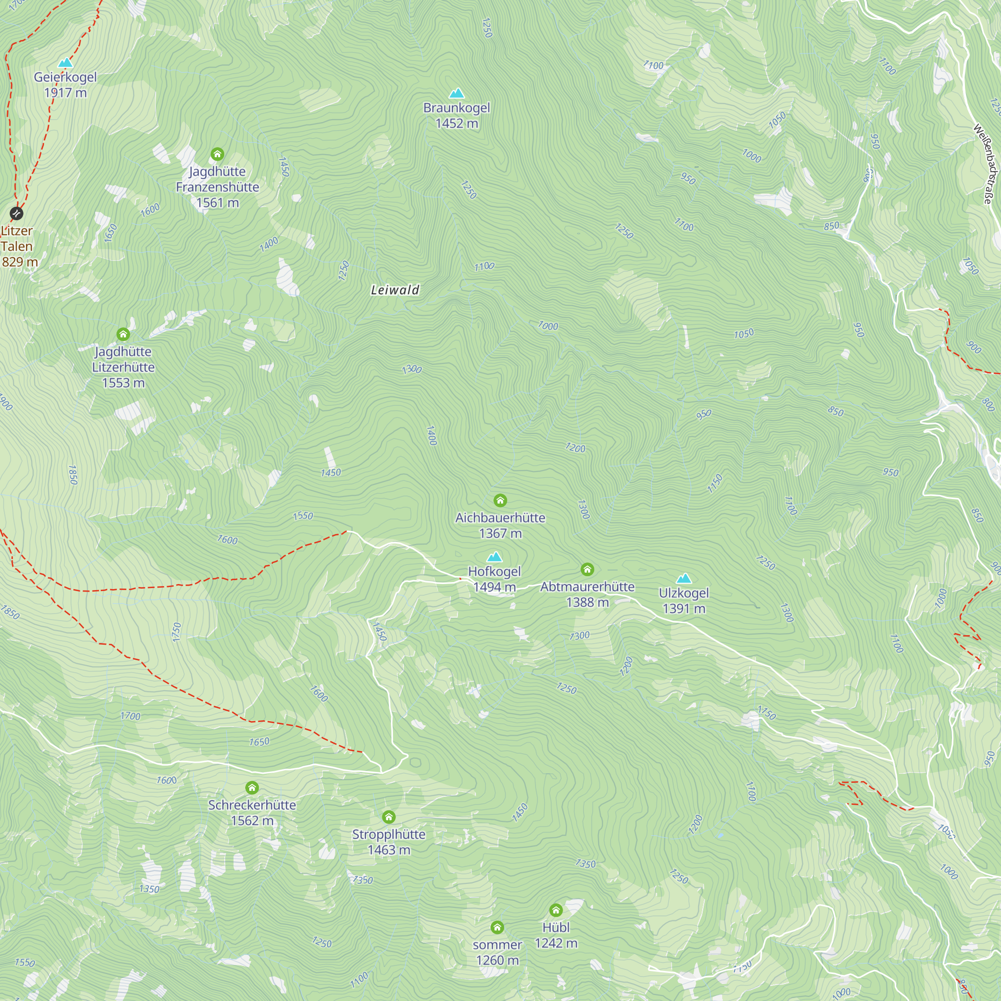 Aichbauerhütte map