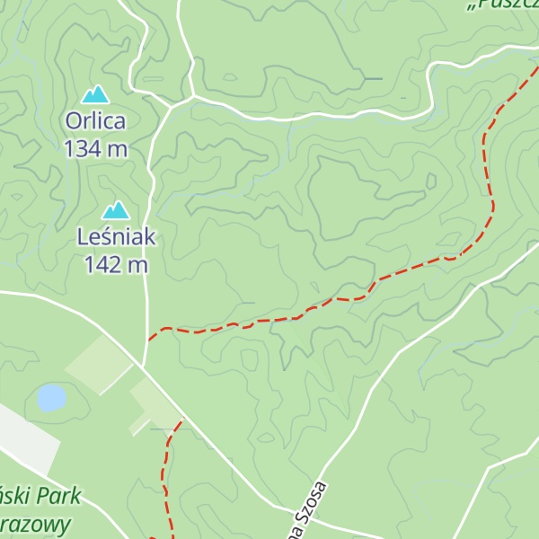 Map of Gęsiec