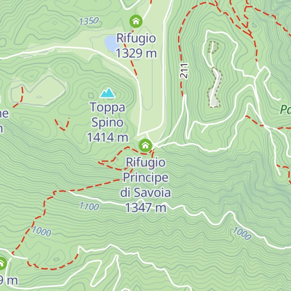 Map of Rifugio Principe di Savoia