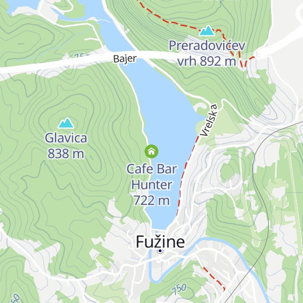 Map of Cafe Bar Hunter