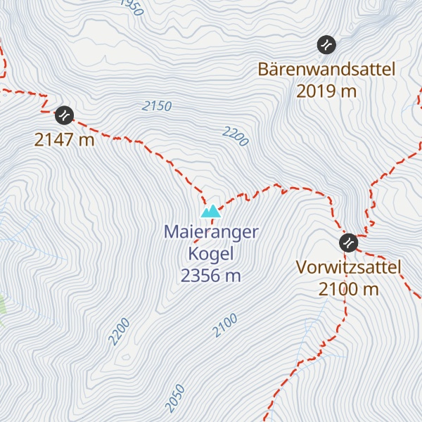 Map of Maieranger Kogel