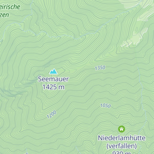 Map of Eßlingalmhütte (Jgdh.)