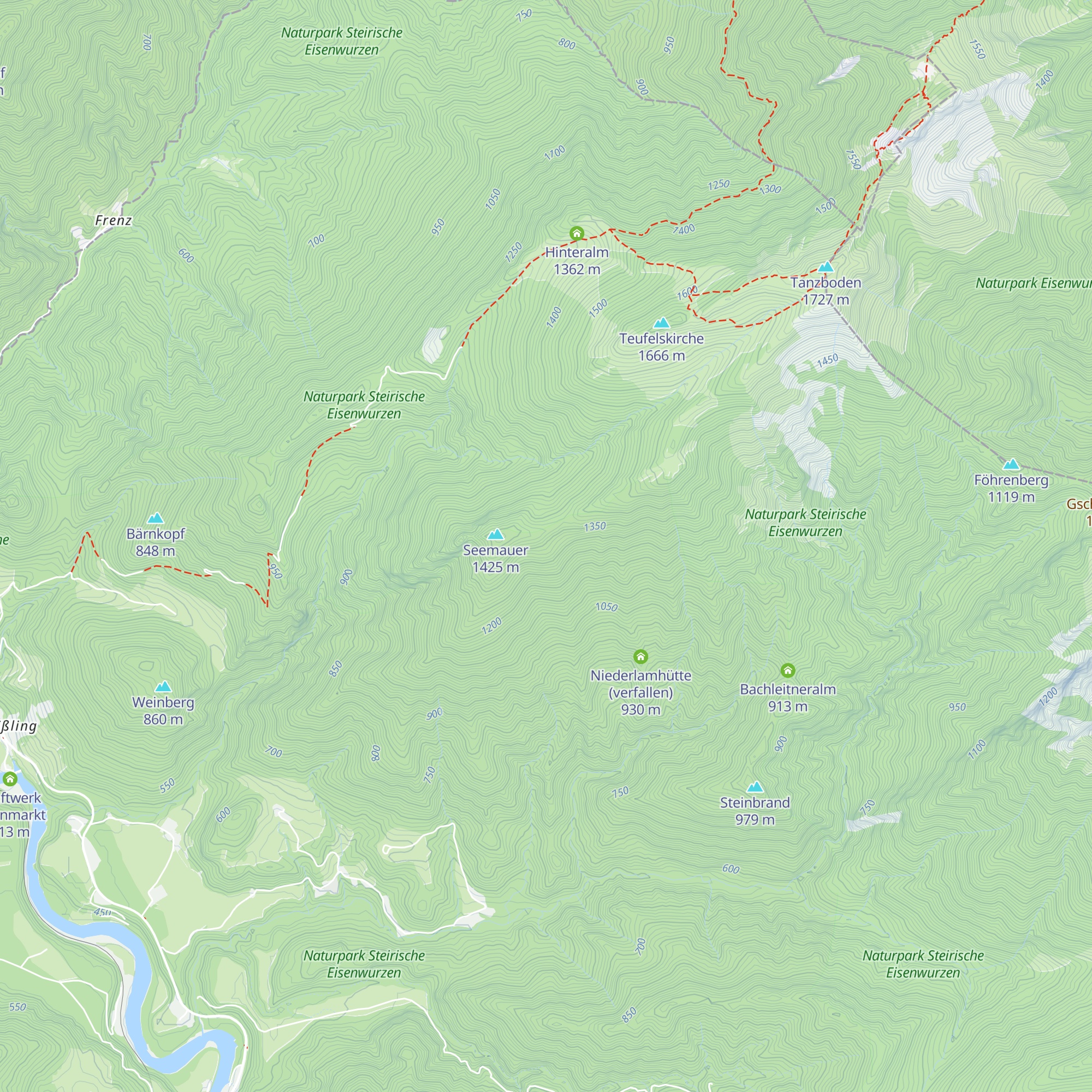 Eßlingalmhütte (Jgdh.) map
