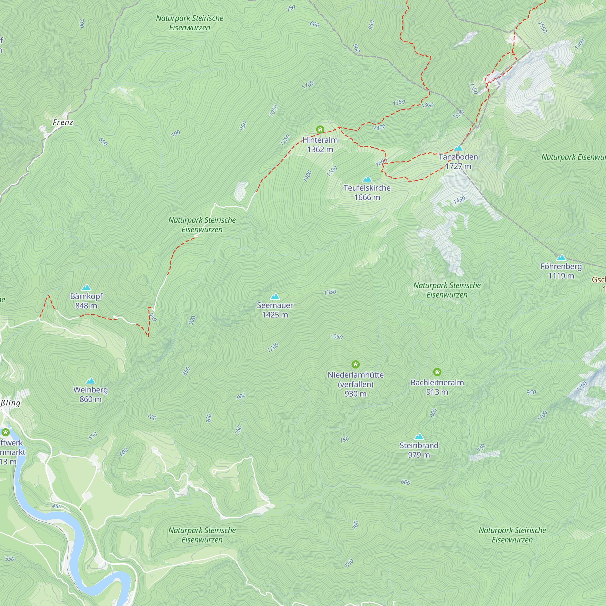 Eßlingalmhütte (Jgdh.) map