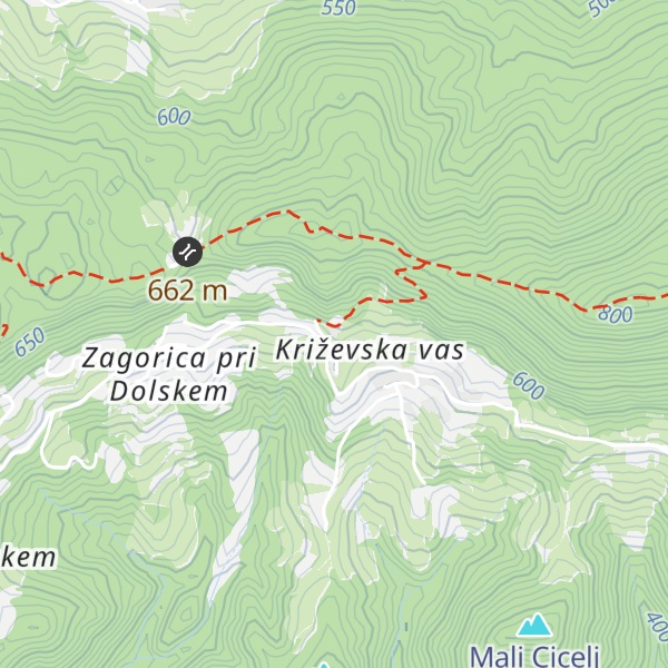 Map of Župnjišče