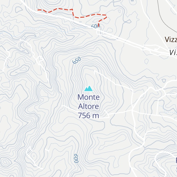 Map of Monte Altore