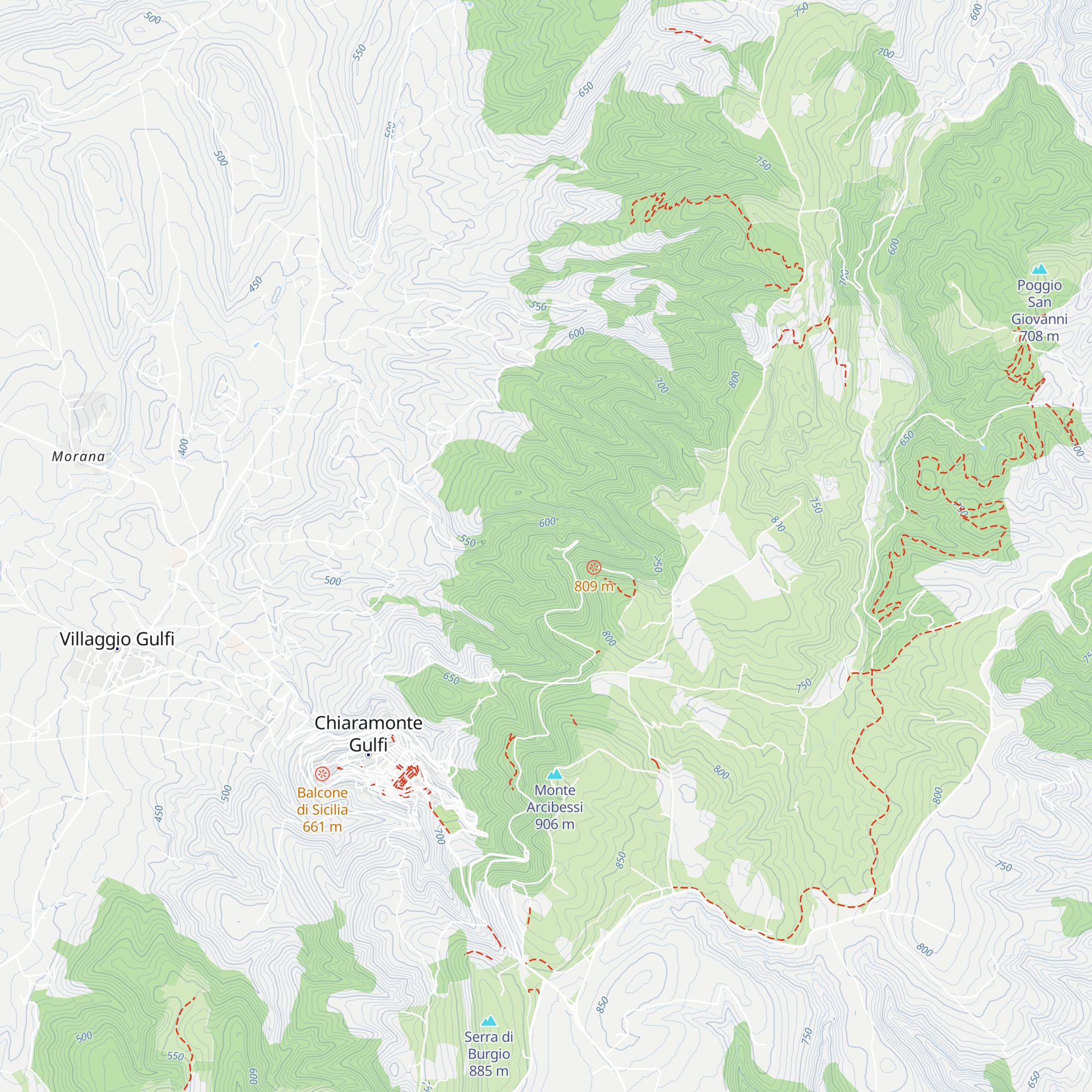 Rifugio Arcibessi map