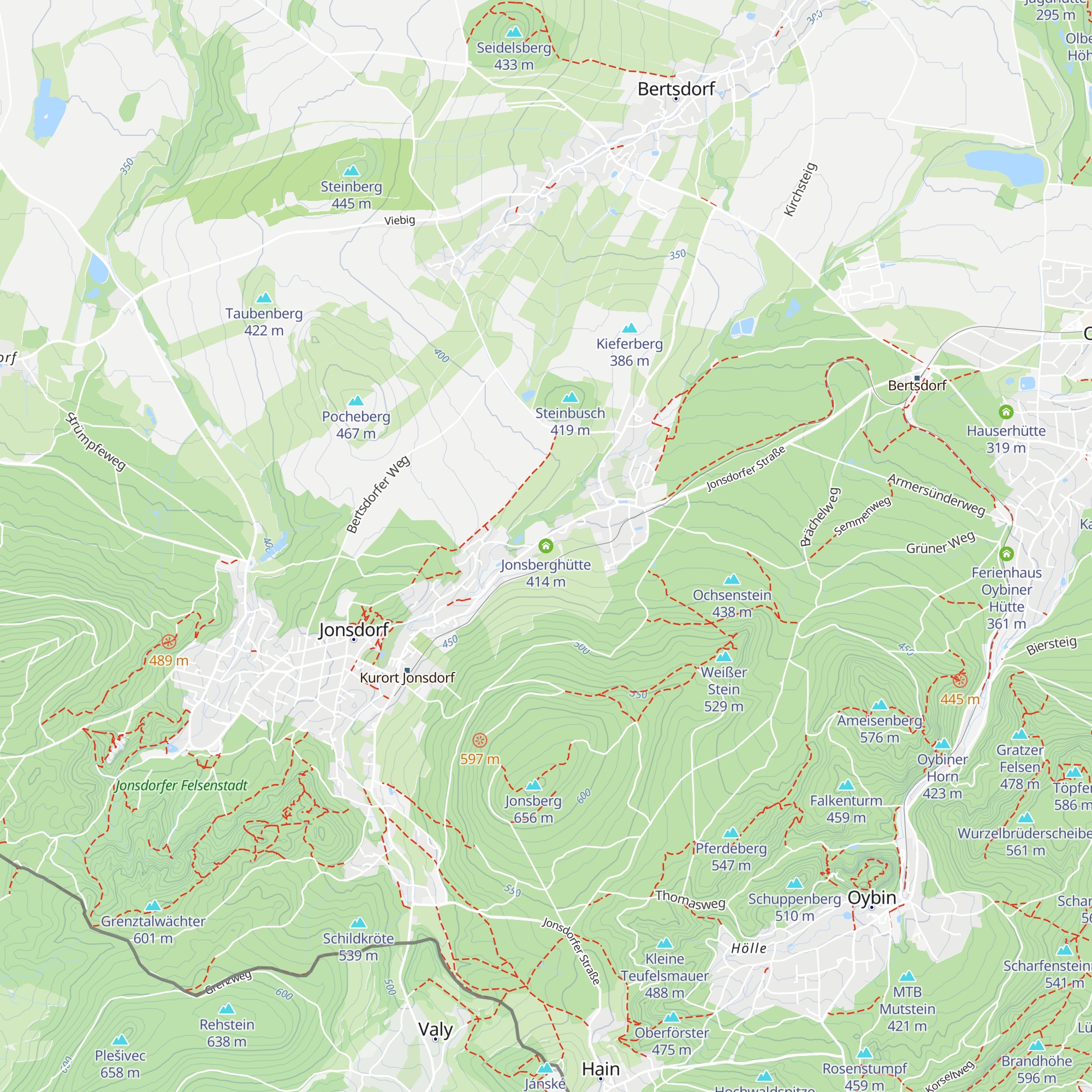 Jonsberghütte map