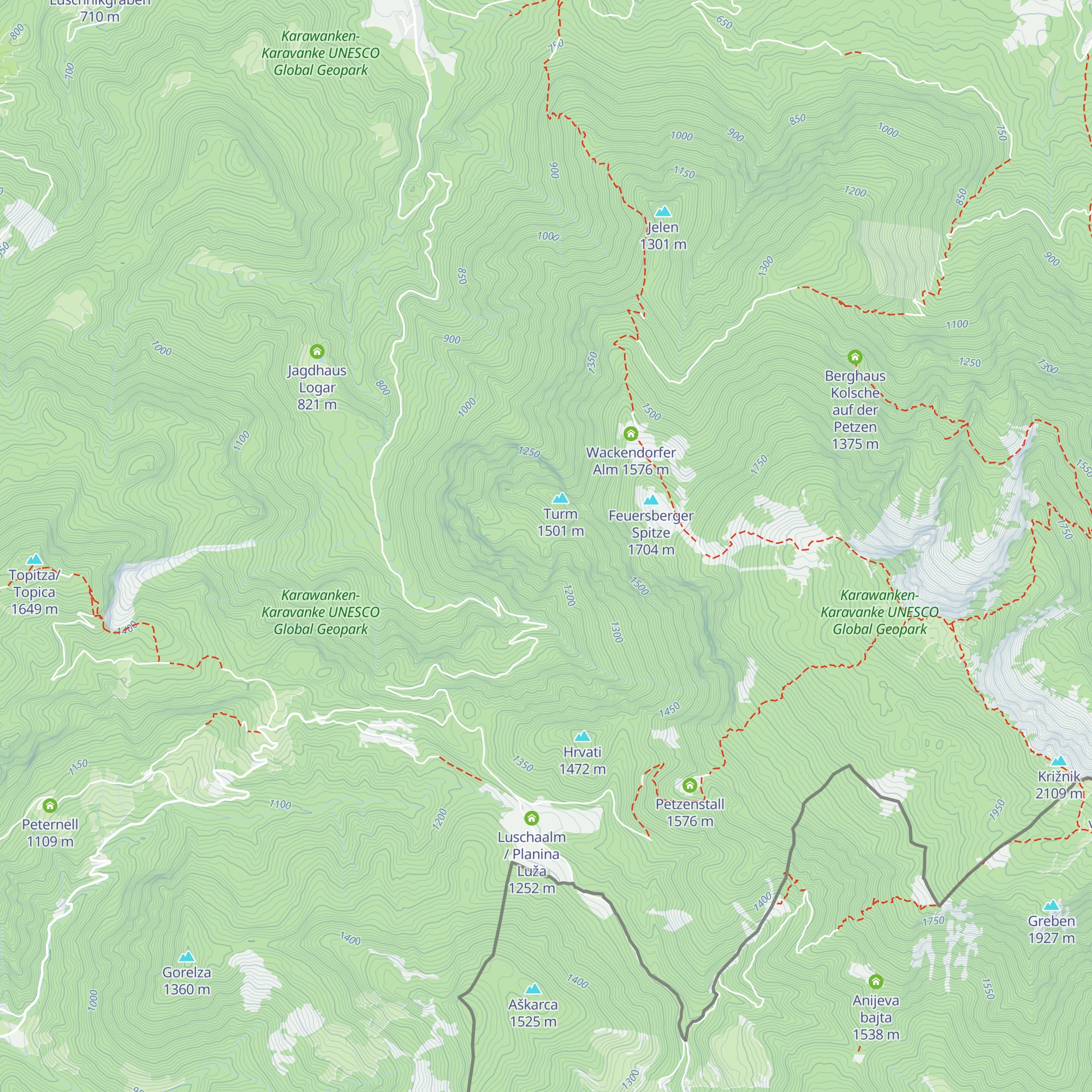 Wieselhütte map